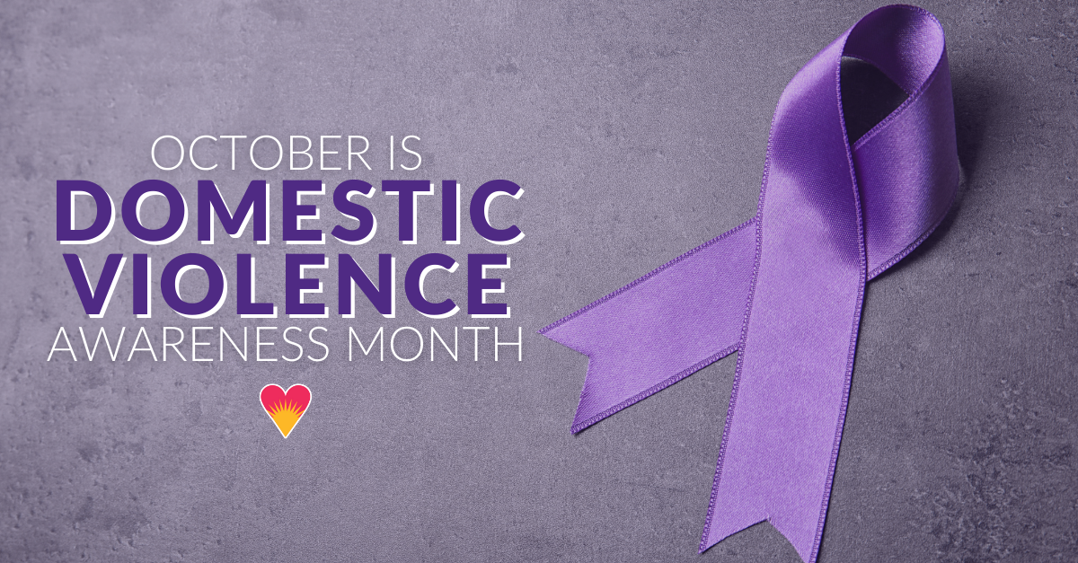 Recognizing domestic violence awareness month horizon health services